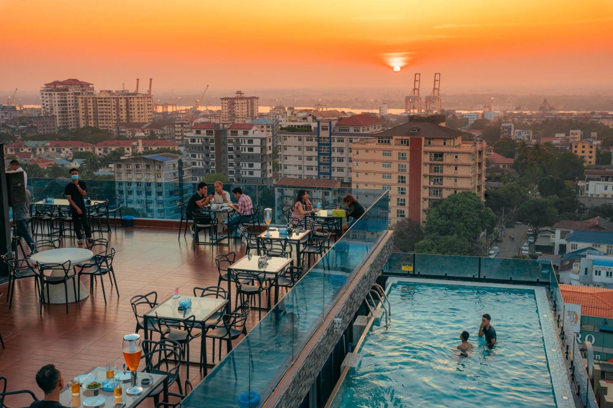 Hotel Sanchaung Rangun Kültér fotó