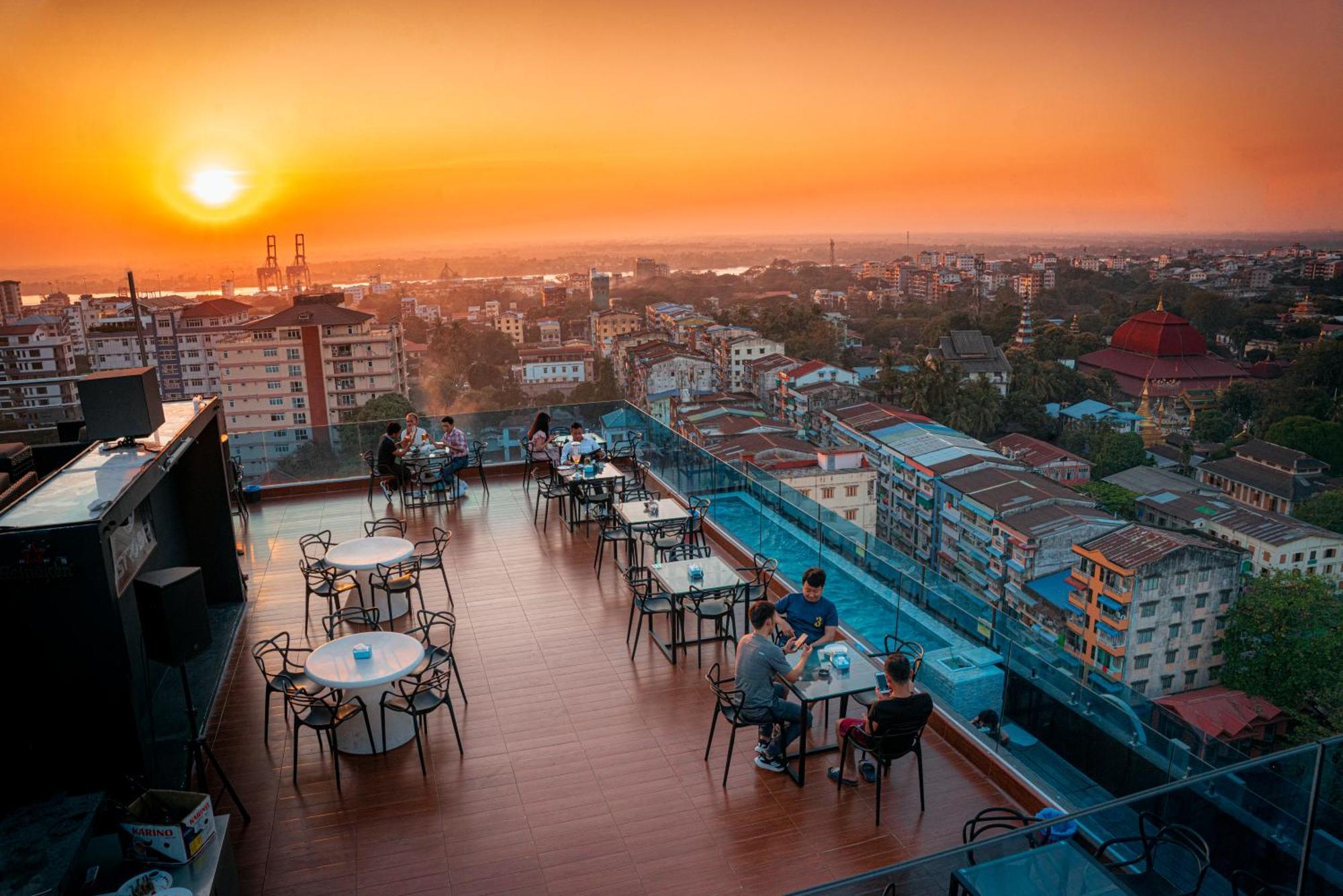 Hotel Sanchaung Rangun Kültér fotó